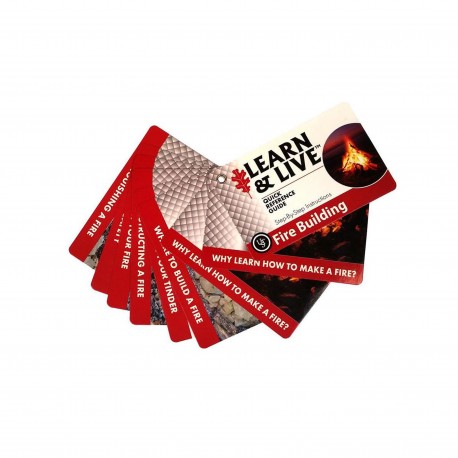 Learn and Live Cards - Fire Starting ULTIMATE-SURVIVAL-TECHNOLOGIES