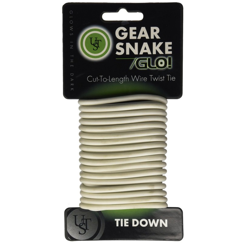Ultimate Survival Technologies Gear Snake GLO Bendable Wire Twisty Tie 3-Pack 
