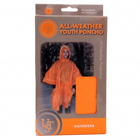All-Weather Poncho Youth ULTIMATE-SURVIVAL-TECHNOLOGIES