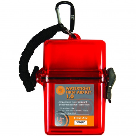 Watertight First Aid Kit 1.0, Red ULTIMATE-SURVIVAL-TECHNOLOGIES