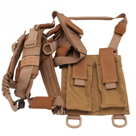 Sling, PDW Shoulder Harness -TAN TROY-INDUSTRIES