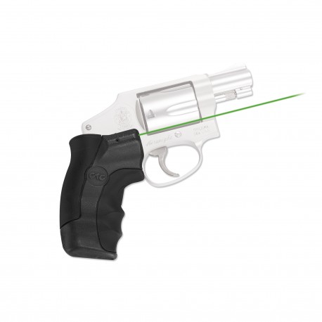 S&W J-Frame Round Butt Lasergrip, Green CRIMSON-TRACE