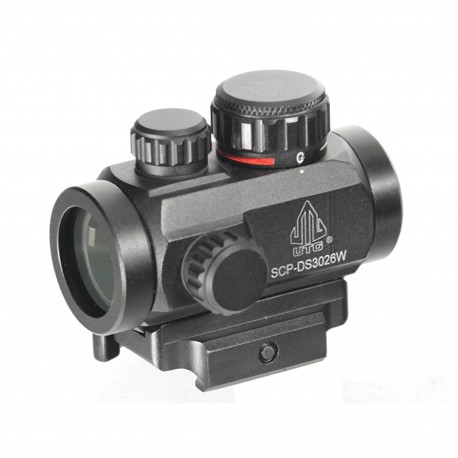 UTG 2.6" ITA R/G CQB Dot Sight w/QD Mount LEAPERS-INC