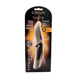 Camillus Sevens 7" Titanium Bonded, Black CAMILLUS-CUTLERY-COMPANY