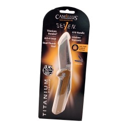 Camillus Sevens 7" Titanium, Coyote Brown CAMILLUS-CUTLERY-COMPANY