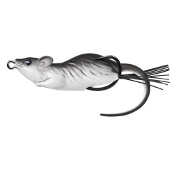 Field Mouse Hollow Body,black/white,2/O LIVETARGET-LURES