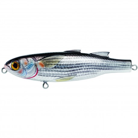 Mullet Walking Bait,silver/black,2 LIVETARGET-LURES