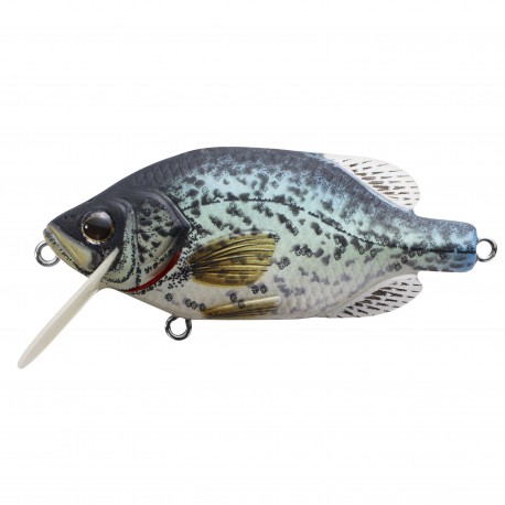 Crappie FS Crankbait,natural/matte,6 LIVETARGET-LURES