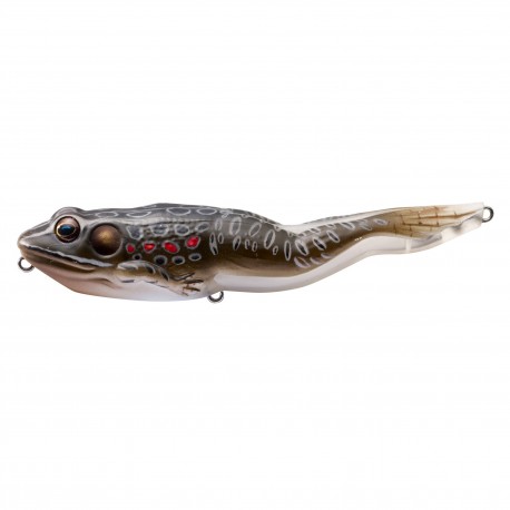 Frog Walking Bait,brown/black,4 LIVETARGET-LURES