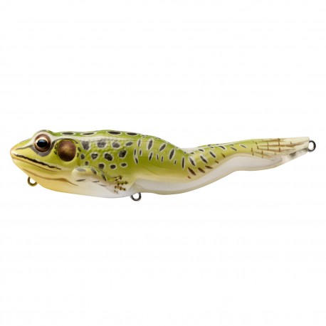 Frog Walking Bait,green/yellow,4 LIVETARGET-LURES