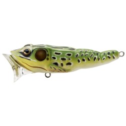 Frog Popper,green/yellow,4 LIVETARGET-LURES