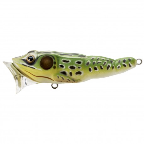 Frog Popper,green/yellow,6 LIVETARGET-LURES