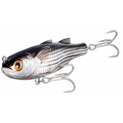 Mullet Twitchbait,silver/black,2 LIVETARGET-LURES