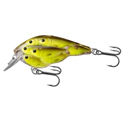 Yearling BB Squarebill,chartreuse/Blk,4 LIVETARGET-LURES