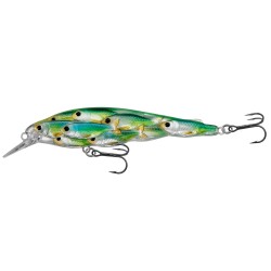Yearling BB Jerkbait,blu/chrtruse shad,4 LIVETARGET-LURES