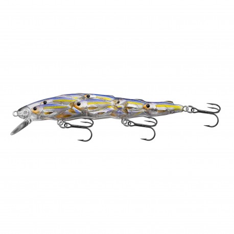 Yearling BB Jerkbait,pearl/violet shad,6 LIVETARGET-LURES