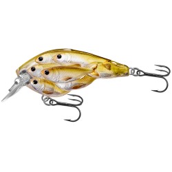 Yearling BB Squarebill,pearl/olive shad,4 LIVETARGET-LURES