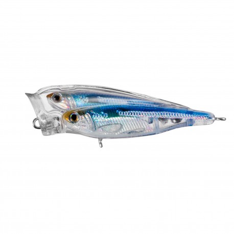 GM Juvenille BB Popper,silver/blue/grn,4 LIVETARGET-LURES