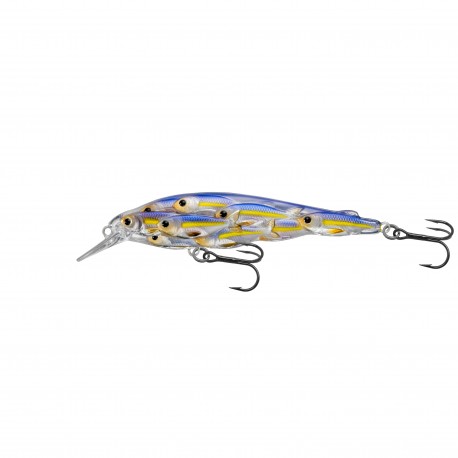 Yearling BB Jerkbait,pearl/violet shad,4 LIVETARGET-LURES