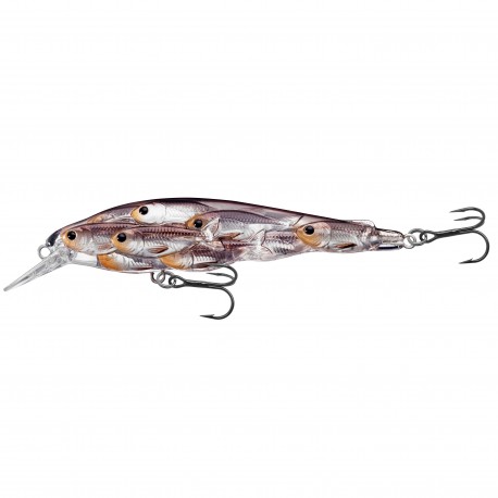 Yearling Baitball Jerkbait,silver/Blk,4 LIVETARGET-LURES