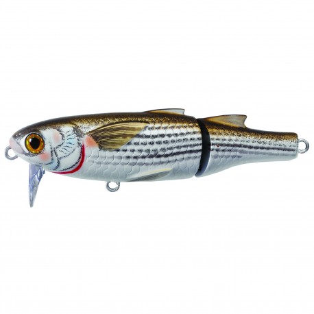 Mullet Wakebait,natural/matte,4 LIVETARGET-LURES