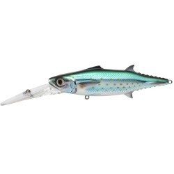 Spanish Mckrl Trlng Bait,Slvr/Blu/Grn,1/0 LIVETARGET-LURES