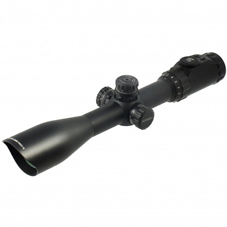 3-12X44 30mm Scope, Mil-dot, QD Rings LEAPERS-INC
