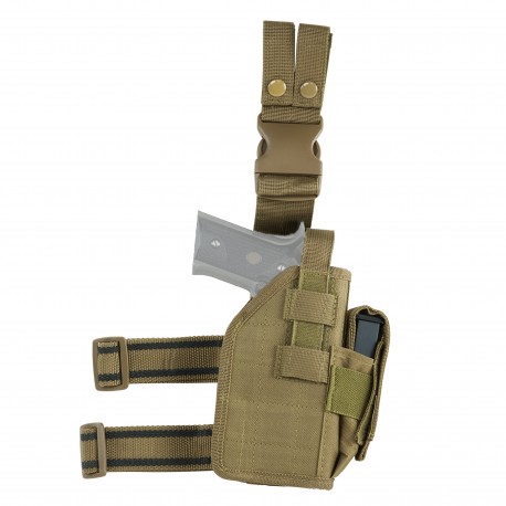 Vism Drop Leg Universal Holster - Tan NCSTAR
