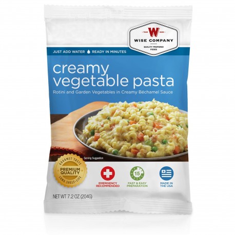 Creamy Pasta & Vegetable Rotini (4 srv) WISE-FOODS