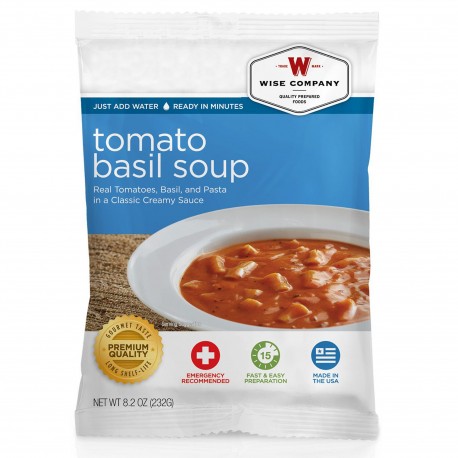 Tomato Basil Soup with Pasta  (4 srv) WISE-FOODS