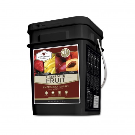 Frrezed Dried Fruit - 152 Servings WISE-FOODS