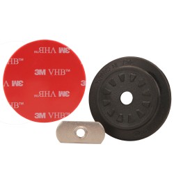 Stick-On Accessory Mount, 2", Black SCOTTY