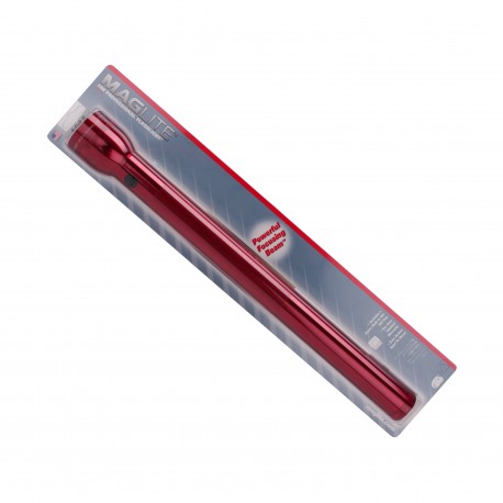 6 Cell "D" Maglight, Red MAGLITE
