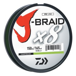 J-Braid 8lb Chartreuse 150m DAIWA