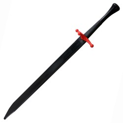 SL Messer Sparring Sword-Blk Bld,Red Grd CAS-HANWEI