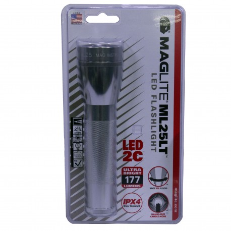 MAGLED 2C Cell,Silver,Whs MAGLITE