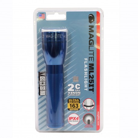 ML25 2 C cell incandescent Light,BLUE MAGLITE