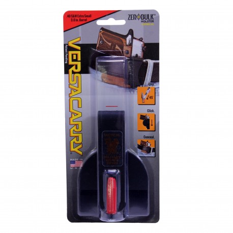 VC Zerobulk Hlstr Blk .40 S&W- 3.0"Bbl XS VERSACARRY
