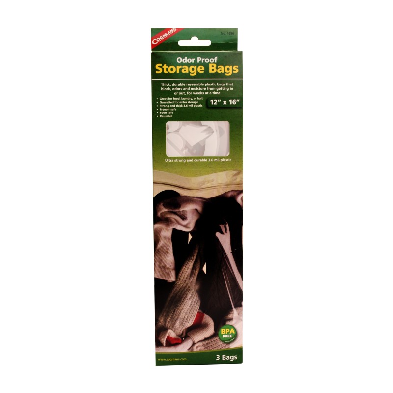 Odor Proof Storage Bags 12" x 16" COGHLANS Outdoority