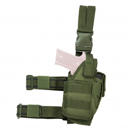 Vism Drop Leg Tactical Holster - Green NCSTAR
