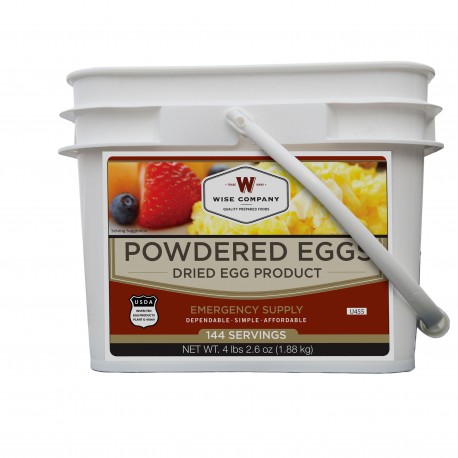 Powdered Eggs In a Bucket 144 Servings WISE-FOODS