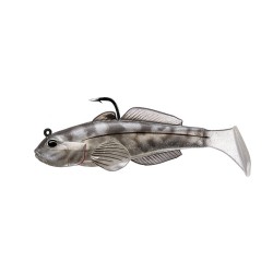 Goby soft plastic,medium sink,smoke2/0 LIVETARGET-LURES