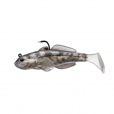 Goby soft plastic,medium sink,smoke2/0 LIVETARGET-LURES