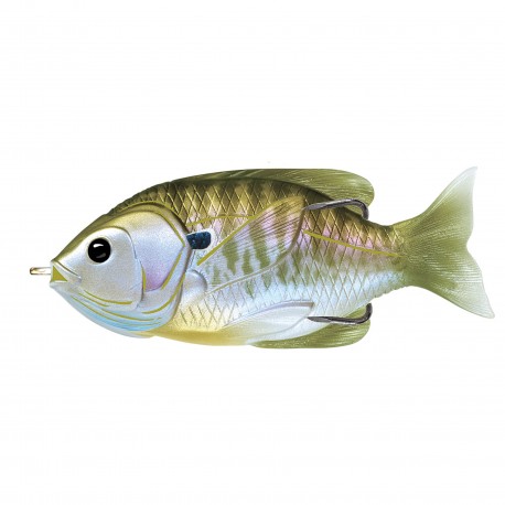 Sunfish HB,surface,natural/Olv Blugill4/0 LIVETARGET-LURES