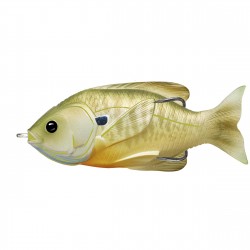 Sunfish HB,surface,natural/Grn Blugill4/0 LIVETARGET-LURES
