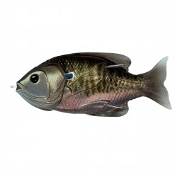 Sunfish HB,srfce,midnight/Mtl Blugill4/0 LIVETARGET-LURES