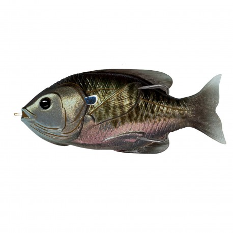Sunfish HB,srfce,midnight/Mtl Blugill4/0 LIVETARGET-LURES