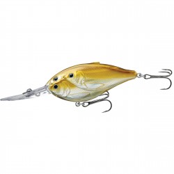 Threadfin Shad CB,DD,metallic pearl/Olv2 LIVETARGET-LURES