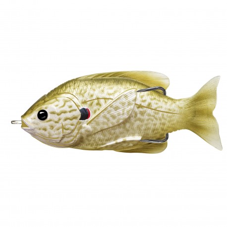 Sunfish HB,srfce,Pearl/Olv pumpkinseed3/0 LIVETARGET-LURES