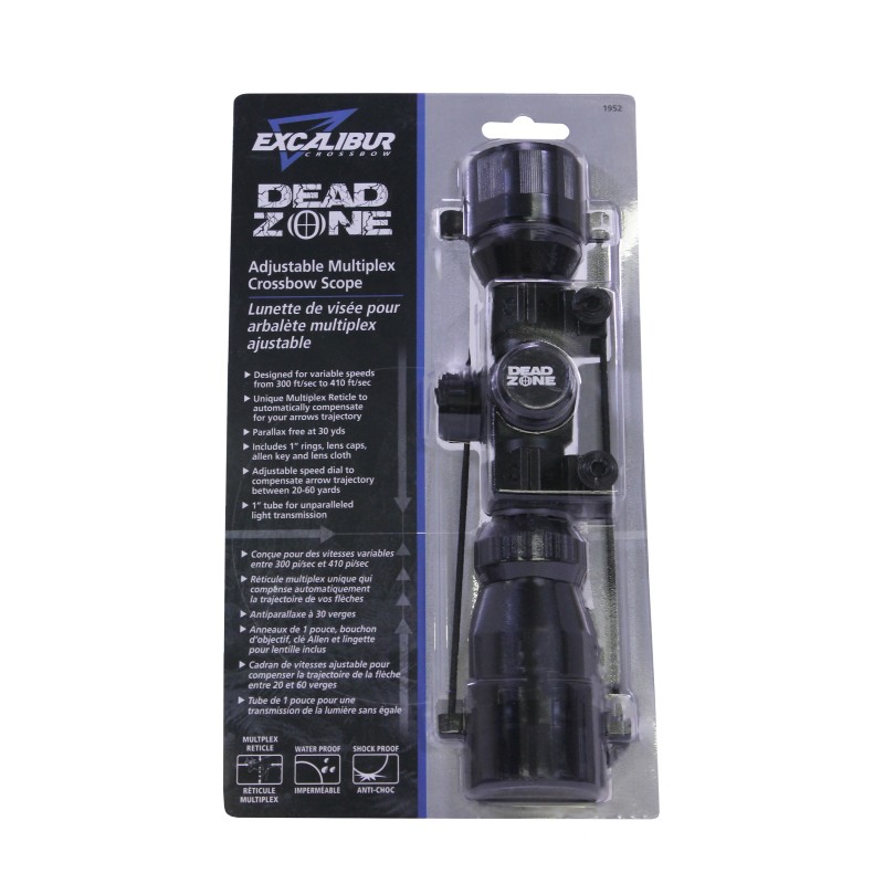 DeadZone Scope 32mm objective, 1" tube EXCALIBUR Outdoority